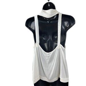 Free People top high / cowl neck backless. Strappy. Unusual